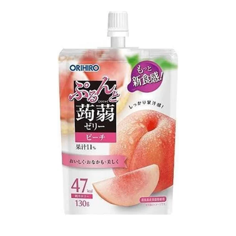 Orihiro Konjak Jelly Peach Flavor