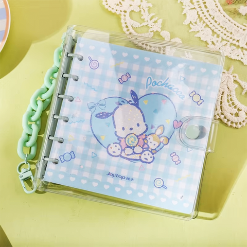 Sanrio Pochacco Loose Leaf Binder Notebook with Accessories