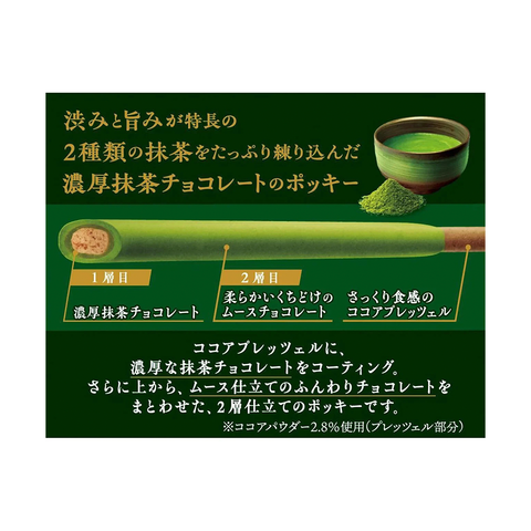 Pocky Biscuit Stick Matcha Flavor