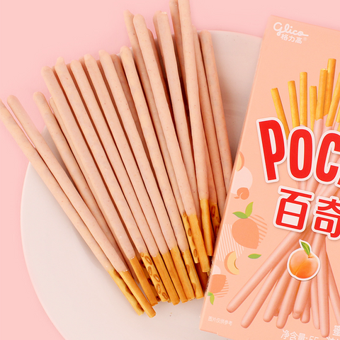 Pocky Biscuit Stick Peach Flavor 2bags*7pcs