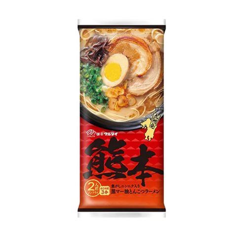 Marutai Kumamoto Black Mar Oil Tonkotsu Ramen, 2 servings