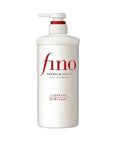 Fino shampoo bottle with pump on a white background