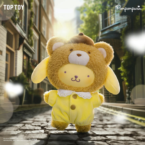 TOP TOY Sanrio Characters Latte Baby Series Plush Pendant Blind Box