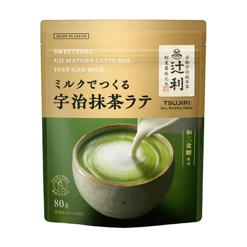 Tsujiri Sweetened Uji Matcha Latte Mix 80g
